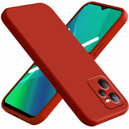 Etui do Realme C35, Silicone Lite, czerwone