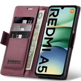 Etui ERBORD Glossy Litchi portfel z klapką do Xiaomi Redmi A5