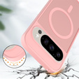 Etui Matt Case do Google Pixel 10 / 10 Pro, do MagSafe, półprzezroczyste różowe