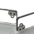 Etui do iPhone 17, z osłoną aparatu, przezroczyste z czarnymi bokami
