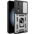 Etui pancerne do Honor 70 5G, CamShield Slide, srebrne