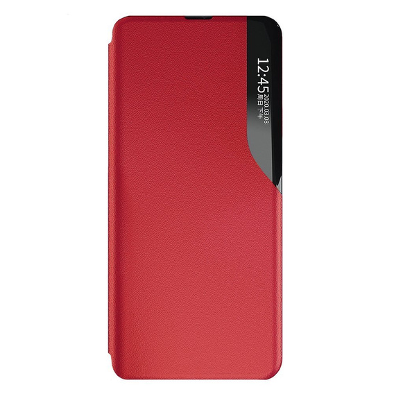Etui z klapką do Samsung Galaxy A32 5G, Window View, czerwone