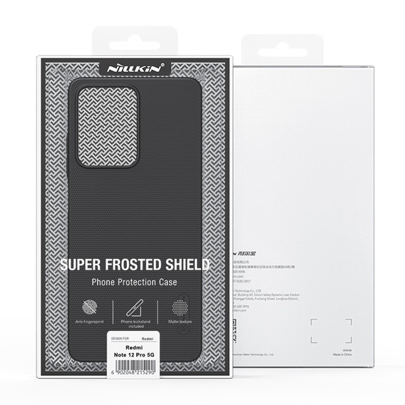 Etui NILLKIN do Xiaomi Poco X5 Pro 5G, Obudowa Super Frosted Shield Case, Czarne