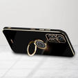 Etui do Xiaomi Redmi Note 11 / 11S, Electro Ring, czarne
