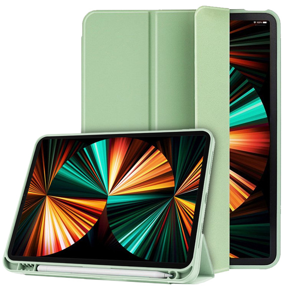Etui do iPad Pro 11" 2022/2021 (4/3 gen.), Smartcase z miejscem na rysik, zielone