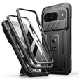 Etui pancerne do Google Pixel 9, Dexnor Full Body (Two Frames), czarne