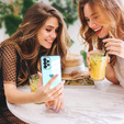 Etui do Samsung Galaxy A53 5G, Electro heart, niebieskie