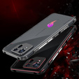 Etui do ASUS ROG Phone 8 Pro, Armor Bumper, z osłoną obiektywu, czarne / czerwone