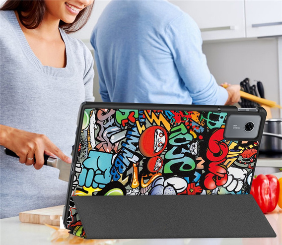 Etui do Lenovo Idea Tab 11" 2025 TB336FU TB336ZU, z funkcją podstawki, Smartcase, Galaxy