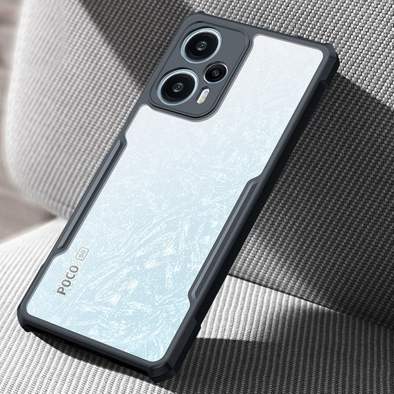 Etui do Xiaomi Poco F5, AntiDrop Hybrid, czarne