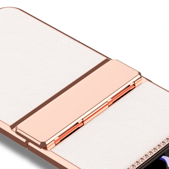 Etui do Samsung Galaxy Z Flip 4 5G, ElectroLeather, białe