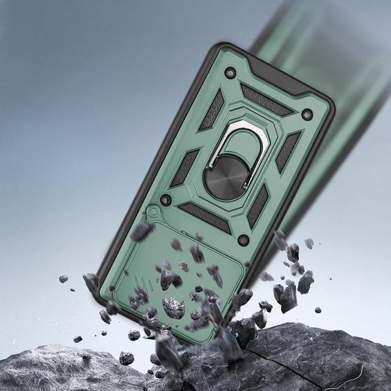 Etui pancerne CamShield Slide z osłoną aparatu i ringiem do Motorola Edge 70