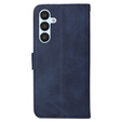 Etui z klapką do Samsung Galaxy A34 5G, Leather Wallet, granatowe