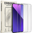 2x Szkło Hartowane ERBORD 9H Hard Glass do Xiaomi Redmi Note 13 4G/5G / 13 Pro 4G/5G – codzienna ochrona w eleganckim wydaniu