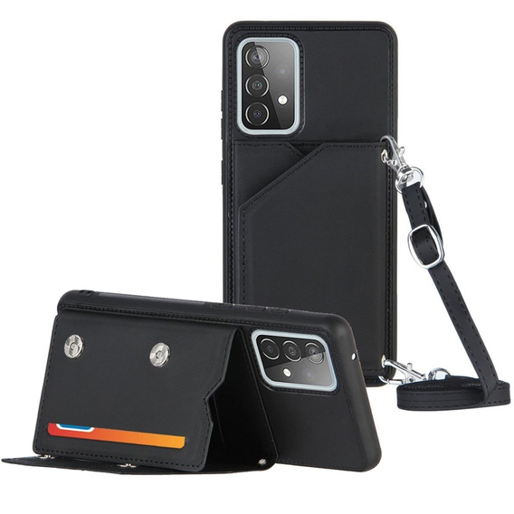 Etui Card Strap do Samsung Galaxy A52 / A52s - Black