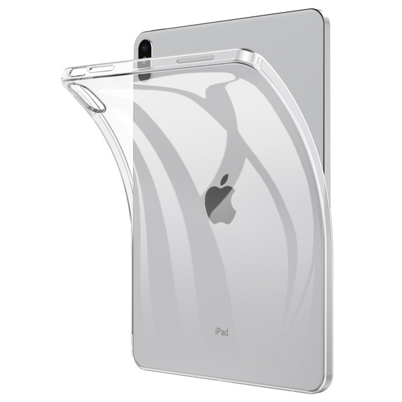 Etui do iPad 11" 2025 A16 (11 gen.) / iPad 10.9" 2022 (10 gen.), Silikonowe, przezroczyste