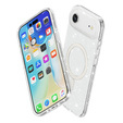 Etui do iPhone 17 Air, do MagSafe, brokat, transparentne