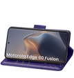 Etui z klapką do Motorola Edge 60 / 60 Fusion, Butterfly, fioletowe