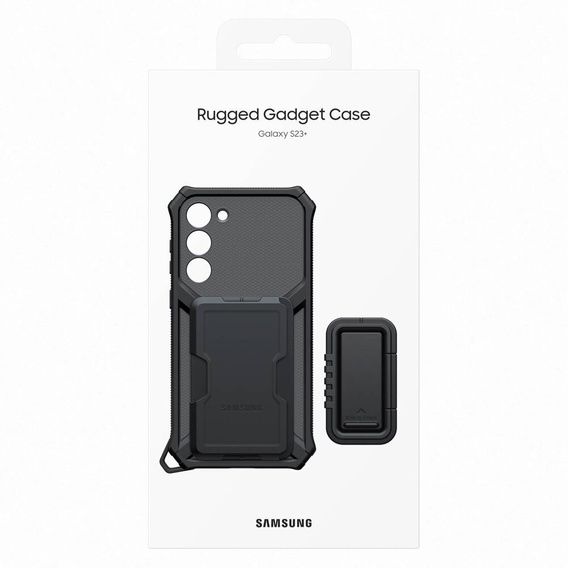 Oryginalne Etui Samsung do Galaxy S23+ Plus, Rugged Gadget Case, Czarne
