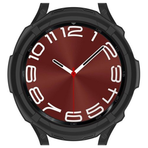 Etui z nakładką bezel ring do Samsung Galaxy Watch 6 Classic 47mm, Czarne