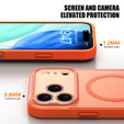 Etui matowe do iPhone 17 Pro, do MagSafe, z ochroną aparatów