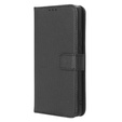 Etui z klapką do Poco F5 Pro 5G, Wallet Smart Magnet, czarne
