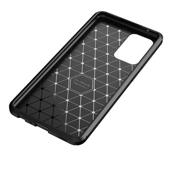 Etui do Samsung Galaxy A52 / A52s, Carbon Gel, czarne