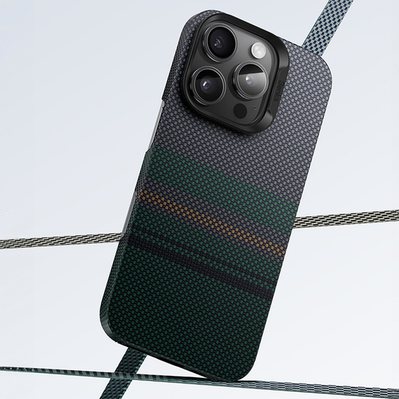 Etui BENKS Kevlar Magnetic Armor Air Aurora 600D SA66 do MagSafe do iPhone 16 Pro Max