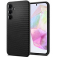 Etui Spigen do Samsung Galaxy A35 5G, Liquid Air, czarne + Szkło