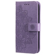 Etui z klapką do Xiaomi Redmi Note 13 5G, Mandala, fioletowe
