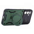 Etui pancerne do Samsung Galaxy A54 5G, CamShield MagSafe, zielone