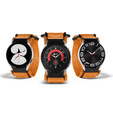 Pasek Nylonowy ERBORD MP84 do Samsung Galaxy Watch 4/5/6 40/42/43/44/45/46/47MM, Pomarańczowy