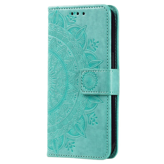 Etui z klapką do Samsung Galaxy A14 4G/5G, Mandala, zielone