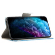 Etui z klapką do Samsung Galaxy M15 5G, Wallet, Owls niebieskie