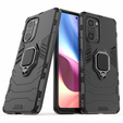 Etui do Xiaomi Mi 11i / POCO F3, Kickstand Ring, czarne
