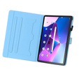 Etui do Lenovo Tab M10 Plus 10.6 Gen 3, z klapką, animal, niebieskie