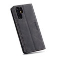 Etui CASEME do Huawei P30 Pro, Leather Wallet Case, czarne