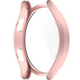 2w1 Etui + Szkło Hartowane do Samsung Galaxy Watch 6 44mm, Różowe złoto