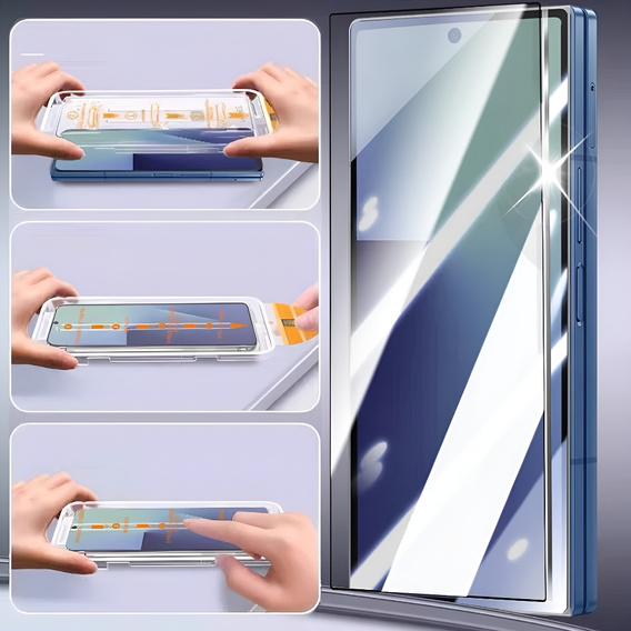 Szkło Hartowane do Samsung Galaxy Z Fold7 5G, z ramką do montażu, szybka na zewnętrzny ekran