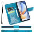 Etui z klapką Butterfly do Realme C71 – eleganckie i funkcjonalne, niebieskie