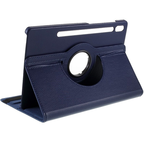 Etui do Samsung Galaxy Tab S9 / S8, Obrotowe 360, granatowe