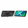 Etui do Samsung Galaxy A03s, Kickstand Ring, czarne