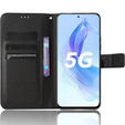 Etui z klapką do Honor 90 Lite 5G, Wallet Smart Magnet, czarne