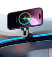 Etui do iPhone 16 Pro, do MagSafe, ERBORD Matt Case, ciemnofioletowe + Szkło na ekran