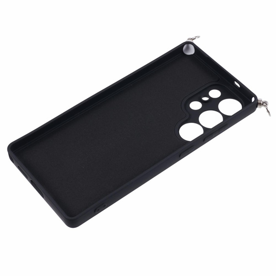 Etui  do Samsung Galaxy S25 Ultra z paskiem na ramię– czarne