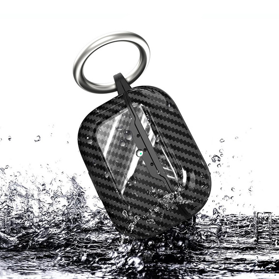 Etui TPU z fakturą włókna węglowego do AirPods Pro 3