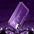 Etui pancerne do iPhone 12/12 Pro, Dexnor Full Body, fioletowe