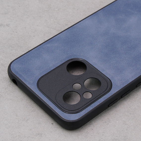 Etui do Xiaomi Redmi 12C, ERBORD Business, z blaszką do uchwytów samochodowych, niebieskie