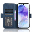 Etui z klapką do Samsung Galaxy A35 5G, Card Slot, niebieskie
