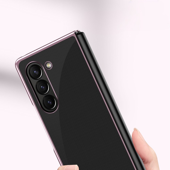 Etui do Samsung Galaxy Z Fold6 5G, Hard Electro PC, różowe